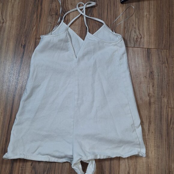 Zara spaghetti strap white jumper size small - Picture 2 of 4